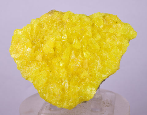 8.6 cms SULPHUR CRYSTAL BOLIVIA MINERAL SPECIMEN YW1