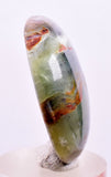 3.3cms GEM BLUE OPAL SCENIC CABOCHON PERU SEASCAPE PENDANT JEWELRY BB434