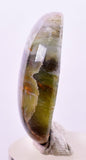 3.3cms GEM BLUE OPAL SCENIC CABOCHON PERU SEASCAPE PENDANT JEWELRY BB434