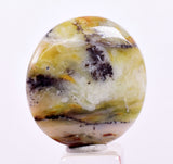 2.5cms GEM BLUE OPAL SCENIC CABOCHON PERU SEASCAPE PENDANT JEWELRY BB435