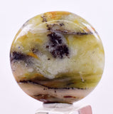 2.5cms GEM BLUE OPAL SCENIC CABOCHON PERU SEASCAPE PENDANT JEWELRY BB435