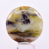 2.5cms GEM BLUE OPAL SCENIC CABOCHON PERU SEASCAPE PENDANT JEWELRY BB435