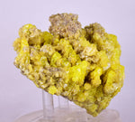 8.6cms SULPHUR CRYSTAL BOLIVIA MINERAL SPECIMEN YW4
