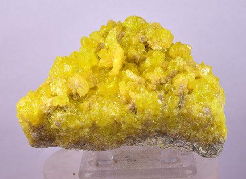 8.6cms SULPHUR CRYSTAL BOLIVIA MINERAL SPECIMEN YW5