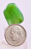 14.5carats GEM SILICA CHRYSOCOLLA CHALCEDONY LILY MINE PERU SCENIC TUMBLED BB437