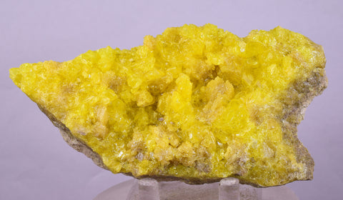 11.5cms SULPHUR CRYSTAL BOLIVIA MINERAL SPECIMEN YW7