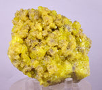 9.3cms SULPHUR CRYSTAL BOLIVIA MINERAL SPECIMEN YW8