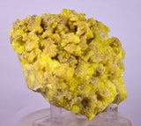 9.3cms SULPHUR CRYSTAL BOLIVIA MINERAL SPECIMEN YW8