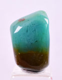 13carats GEM SILICA CHRYSOCOLLA CHALCEDONY LILY MINE PERU SCENIC TUMBLED BB444