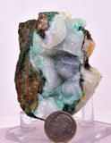 6.3cms DRUZY CHRYSOCOLLA PERU COPPER 2000 DISCOVERY DB125