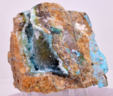 8.3cms DRUZY CHRYSOCOLLA PERU COPPER 2000 DISCOVERY DB127
