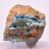 8.3cms DRUZY CHRYSOCOLLA PERU COPPER 2000 DISCOVERY DB127
