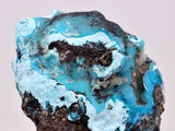 5.6cms DRUZY QUARTZ CHRYSOCOLLA DR CONGO MINERAL SPECIMEN DB130