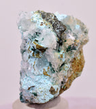 4.4cms GEM ATACAMITE INSIDE SELENITE CRYSTAL CHRYSOCOLLA LILY MINE PERU DB134