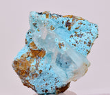 4.5cms GEM ATACAMITE INSIDE SELENITE CRYSTAL CHRYSOCOLLA LILY MINE PERU DB136