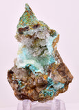 7.5cms DRUZY CHRYSOCOLLA PERU COPPER 2000 DISCOVERY DB137