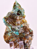 7.5cms DRUZY CHRYSOCOLLA PERU COPPER 2000 DISCOVERY DB137