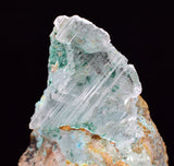 4.9cms GEM ATACAMITE INSIDE SELENITE CRYSTAL CHRYSOCOLLA LILY MINE PERU DB140