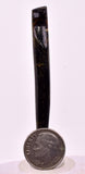 5.5cms GOLDEN BLACK CORAL POLISHED PERU NATURAL JEWELRY PENDANT VB27