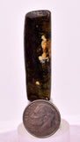 4.3cms GOLDEN BLACK CORAL POLISHED PERU NATURAL JEWELRY PENDANT VB32
