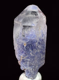 3.5CARATS BLUE DUMORTIERITE IN QUARTZ CRYSTAL ACICULAR PENDANT SPECIMEN UB357