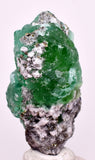 4.9cms GREEN FLUORITE PYRITE CRYSTALS PERU MILPO PERU KB148