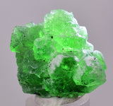 4cms GREEN FLUORITE PYRITE CRYSTALS PERU MILPO PERU KB154