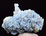 4.9cms BLUE CHALCEDONY MORDENITE STALACITE CRYSTALS INDIA TRANSLUCENT TB199