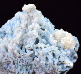 4.9cms BLUE CHALCEDONY MORDENITE STALACITE CRYSTALS INDIA TRANSLUCENT TB199
