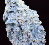 8cms BLUE CHALCEDONY MORDENITE STALACITE CRYSTALS INDIA TRANSLUCENT TB200