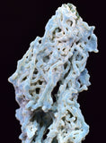 6.1cms BLUE CHALCEDONY MORDENITE STALACITE CRYSTALS INDIA TRANSLUCENT TB201
