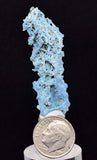 6.1cms BLUE CHALCEDONY MORDENITE STALACITE CRYSTALS INDIA TRANSLUCENT TB201