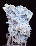 6cms BLUE CHALCEDONY MORDENITE STALACITE CRYSTALS INDIA TRANSLUCENT TB203