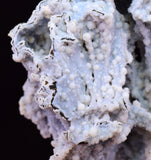6cms BLUE CHALCEDONY MORDENITE STALACITE CRYSTALS INDIA TRANSLUCENT TB203
