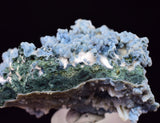 4.9cms BLUE CHALCEDONY MORDENITE STALACITE CRYSTALS INDIA TRANSLUCENT TB204