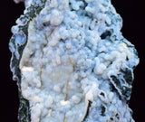 4.9cms BLUE CHALCEDONY MORDENITE STALACITE CRYSTALS INDIA TRANSLUCENT TB205