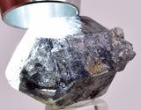 3cms QUARTZ CRYSTAL HYDROCARBON INCLUSIONS DOUBLE TERMINATED CHINA QB145