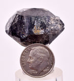 3cms QUARTZ CRYSTAL HYDROCARBON INCLUSIONS DOUBLE TERMINATED CHINA QB145