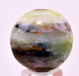 2.2cms GEM BLUE OPAL SCENIC CABOCHON PERU SEASCAPE PENDANT JEWELRY BB446