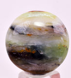 2.2cms GEM BLUE OPAL SCENIC CABOCHON PERU SEASCAPE PENDANT JEWELRY BB446