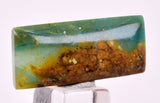 2.8cms GEM BLUE OPAL SCENIC CABOCHON PERU SEASCAPE PENDANT JEWELRY BB447