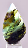 3cms GEM BLUE OPAL SCENIC CABOCHON PERU SEASCAPE PENDANT JEWELRY BB448