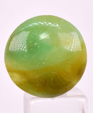 1.6cms GEM BLUE OPAL SCENIC CABOCHON PERU SEASCAPE PENDANT JEWELRY BB449