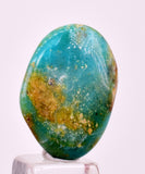 2.2cms GEM BLUE OPAL SCENIC TUMBLED PERU SEASCAPE PENDANT JEWELRY BB450