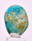2.2cms GEM BLUE OPAL SCENIC TUMBLED PERU SEASCAPE PENDANT JEWELRY BB450