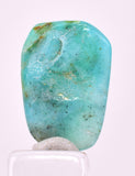 2cms GEM BLUE OPAL SCENIC TUMBLED PERU SEASCAPE PENDANT JEWELRY BB451