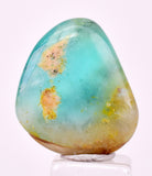2cms GEM BLUE OPAL SCENIC TUMBLED PERU SEASCAPE PENDANT JEWELRY BB452