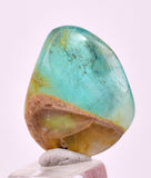 2cms GEM BLUE OPAL SCENIC TUMBLED PERU SEASCAPE PENDANT JEWELRY BB452