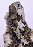 4.3 cms PYRITE QUARTZ SPHALERITE APATITE SCHEELITE CRYSTALS PERU MINERAL SPECIMEN