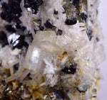 4.3 cms PYRITE QUARTZ SPHALERITE APATITE SCHEELITE CRYSTALS PERU MINERAL SPECIMEN